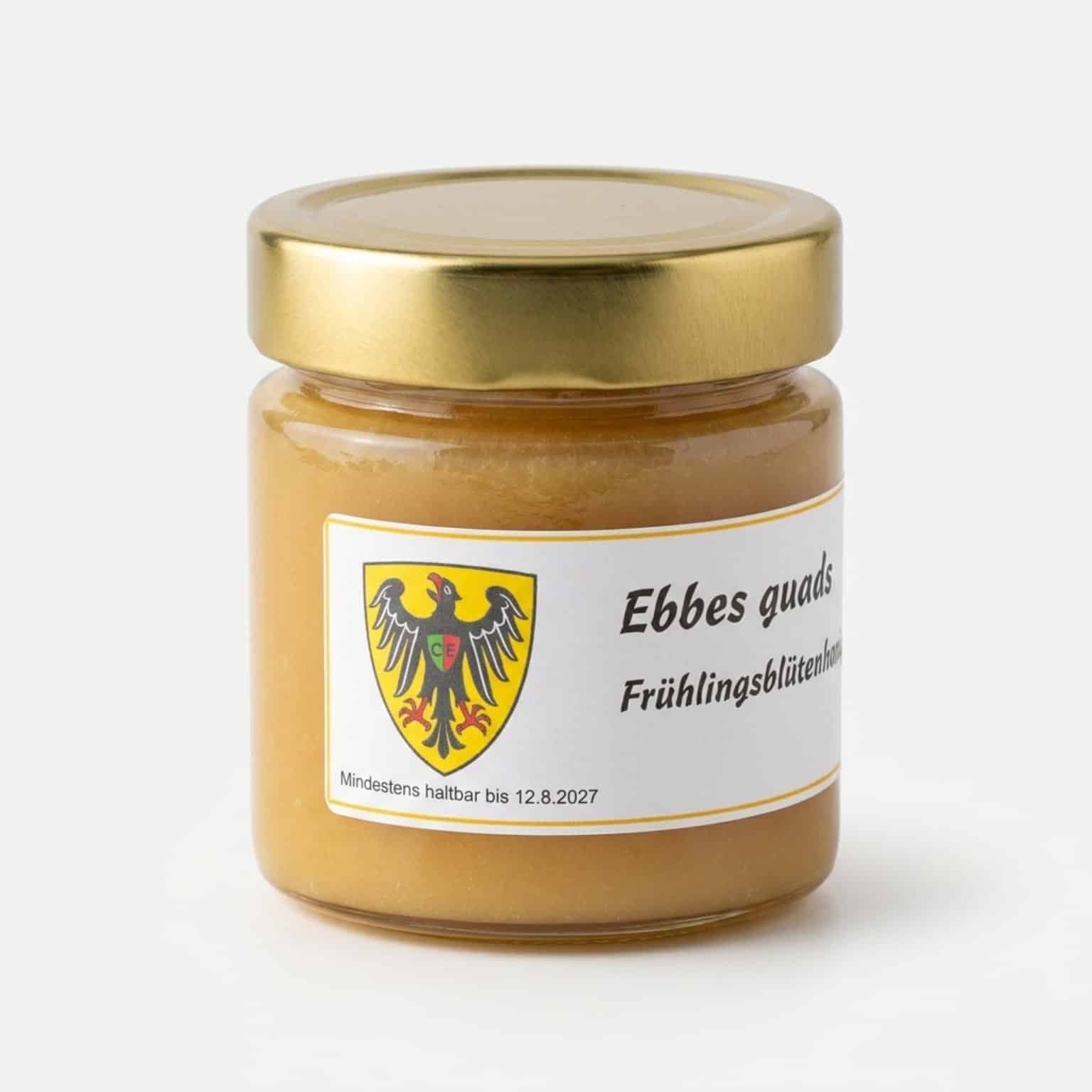 Frühjahrshonig „Ebbes guads aus Esslingen“ im 250-g-Glas