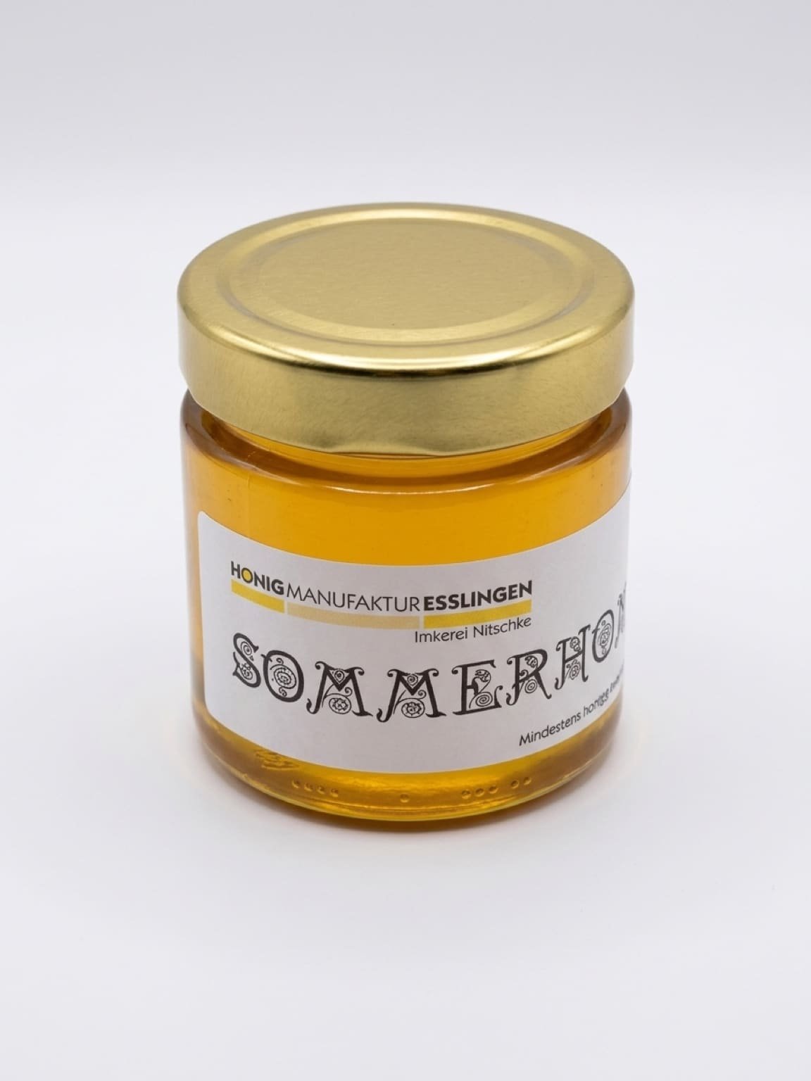Flüssiger Sommerhonig im 250-g-Glas